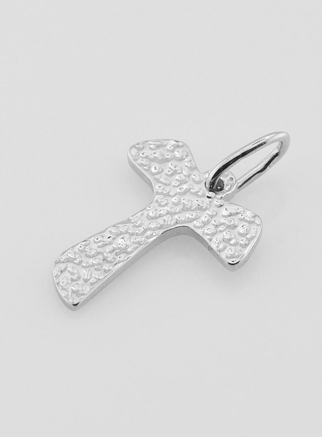 Pendentif Croix de Tau en Argent Massif  - 17mm (pic 4)