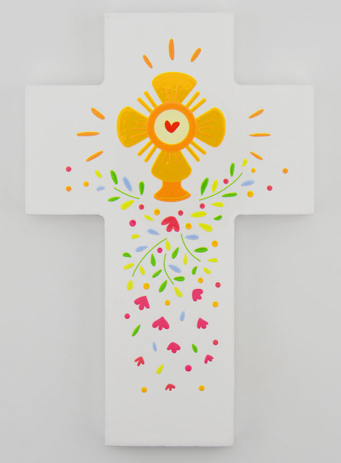 Croix en Bois - Adoration dans l'Eucharistie (pic 1)