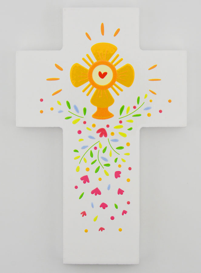 Croix Enfant Louange - Amour de Jésus Eucharistie (pic 1)