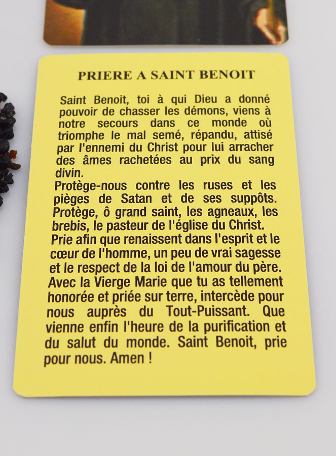 Encens Religieux Saint Benoît + Prière (pic 3)
