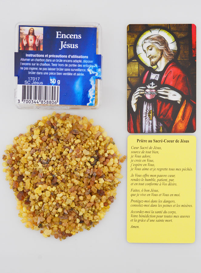 Encens Religieux Sacré Coeur de Jésus + Prière (pic 1)