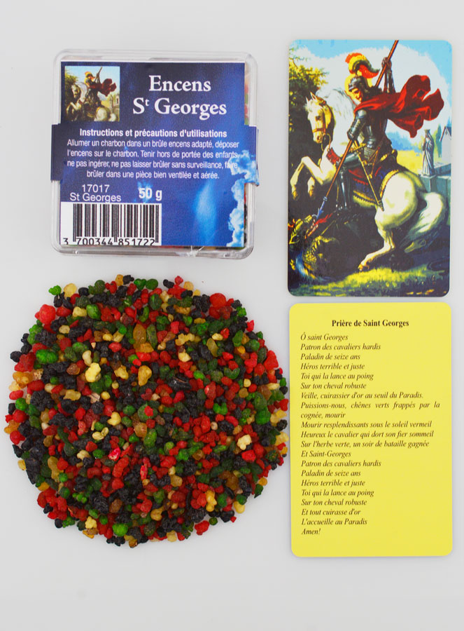 Encens Religieux Saint Georges + Prière (pic 1)