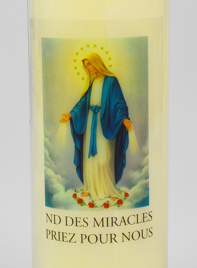Bougie de Neuvaine Notre Dame des Miracles (pic 3)