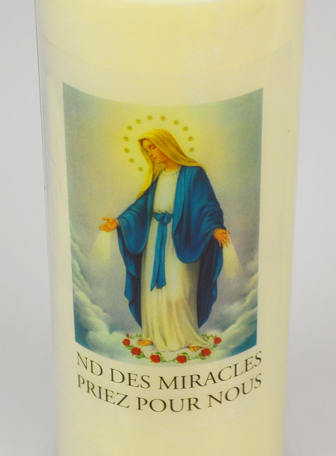 Bougie de Neuvaine Notre Dame des Miracles (pic 4)