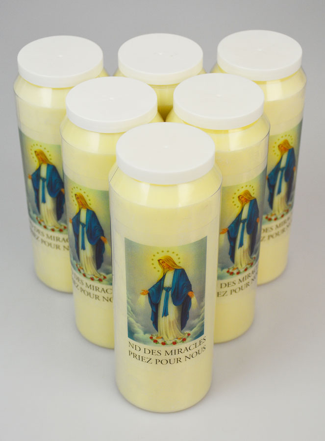 6 Bougies de Neuvaine Notre Dame des Miracles (pic 2)