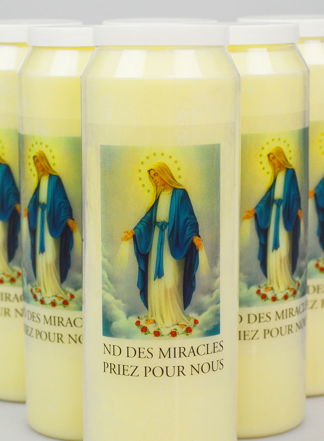 6 Bougies de Neuvaine Notre Dame des Miracles (pic 3)