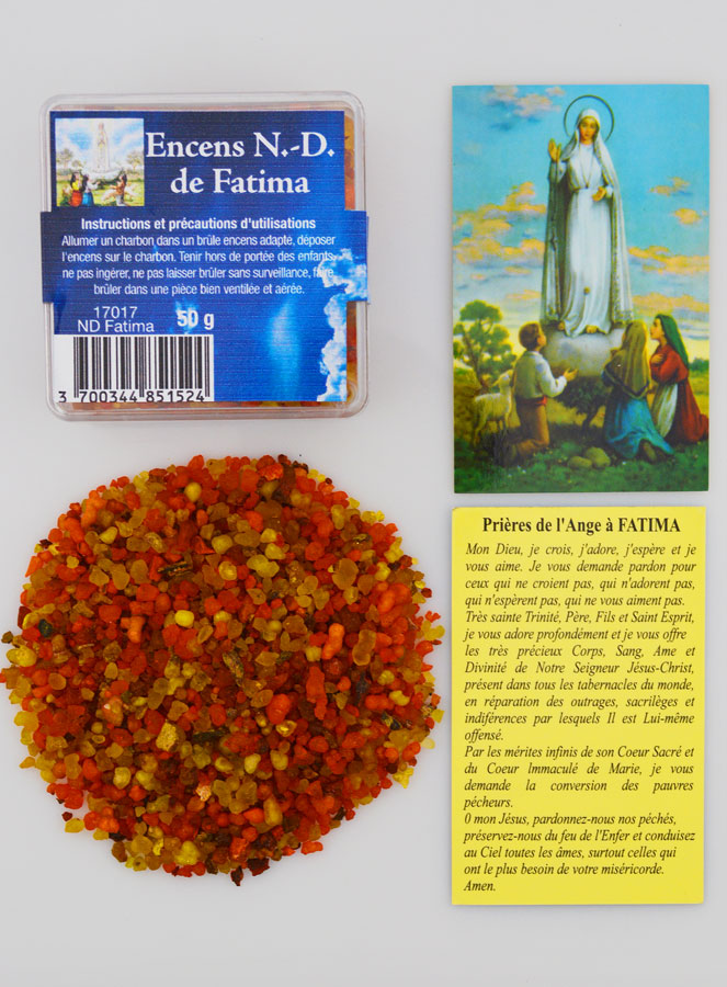 Encens Religieux Notre Dame de Fatima + Prière (pic 1)