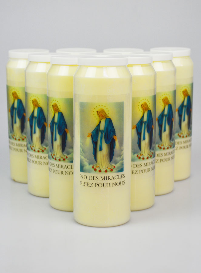 10 Bougies de Neuvaine Notre Dame des Miracles (pic 1)