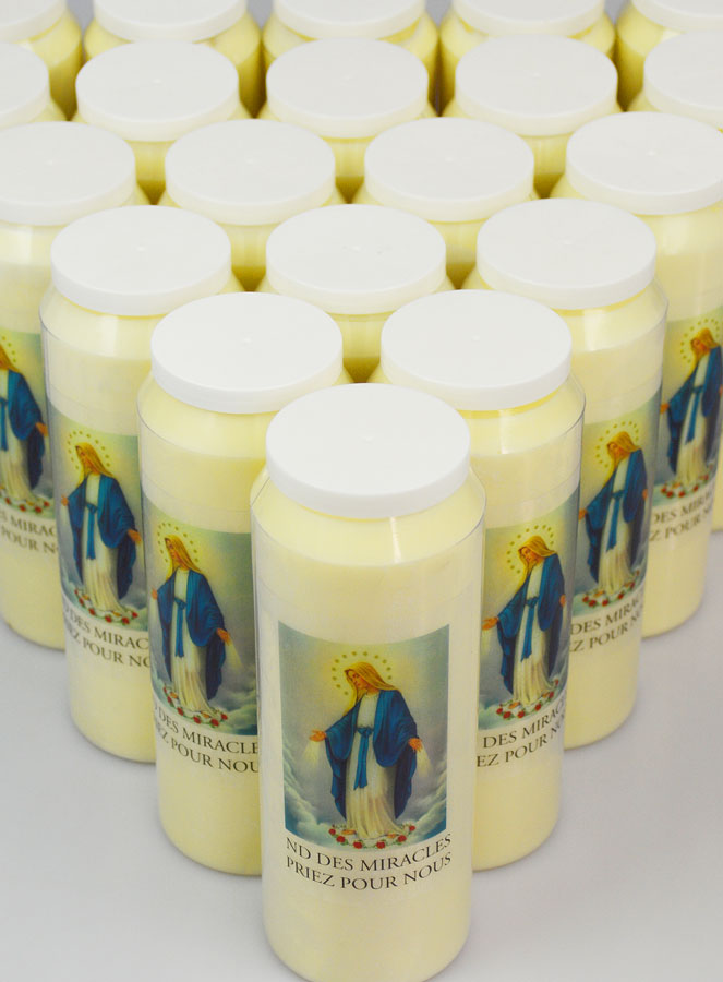 Lot de 20 Bougies de Neuvaine Notre Dame des Miracles (pic 4)