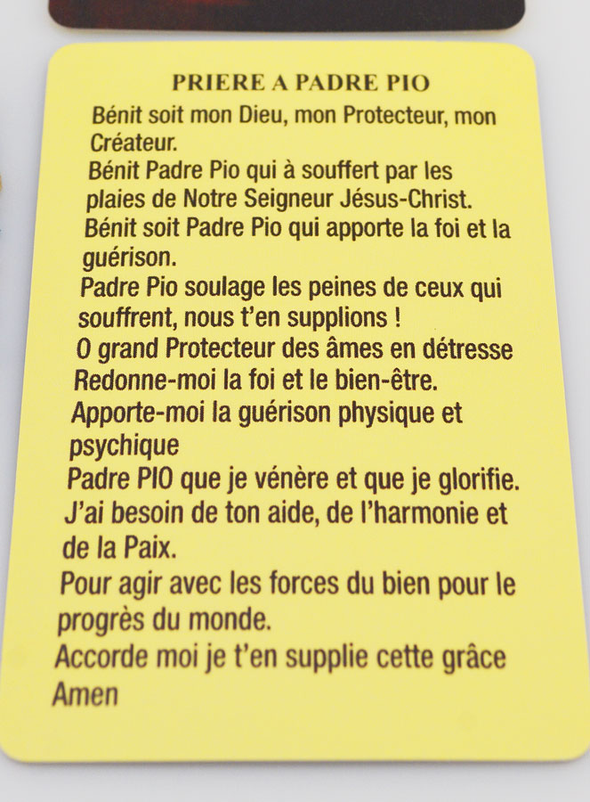 Encens Religieux Padre Pio + Prière (pic 3)