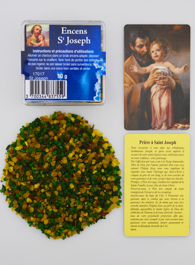 Encens Religieux Saint Joseph + Prière (pic 1)