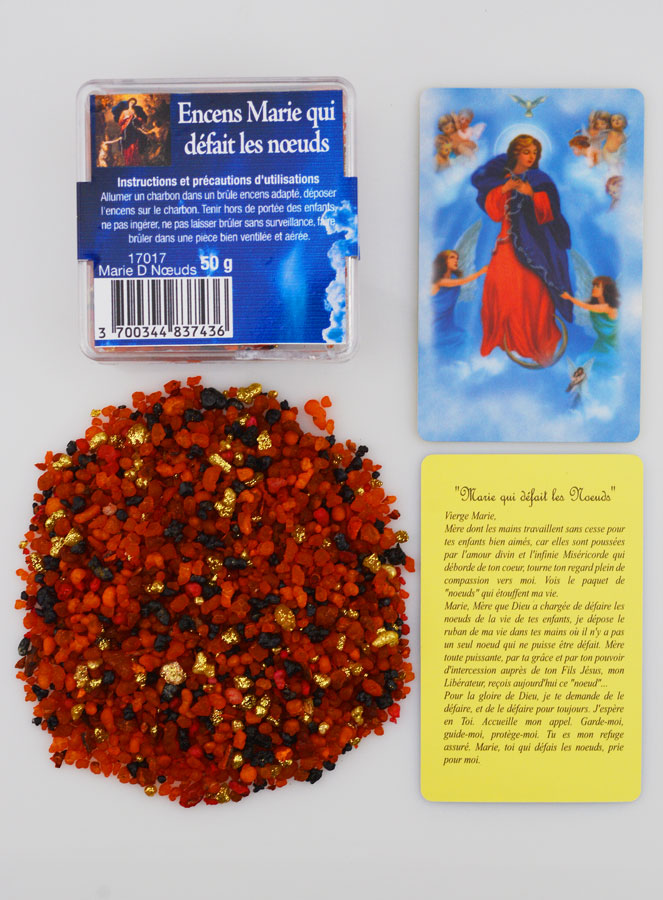 Encens Religieux Marie qui Défait les Noeuds + Prière (pic 1)