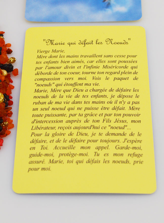 Encens Religieux Marie qui Défait les Noeuds + Prière (pic 3)