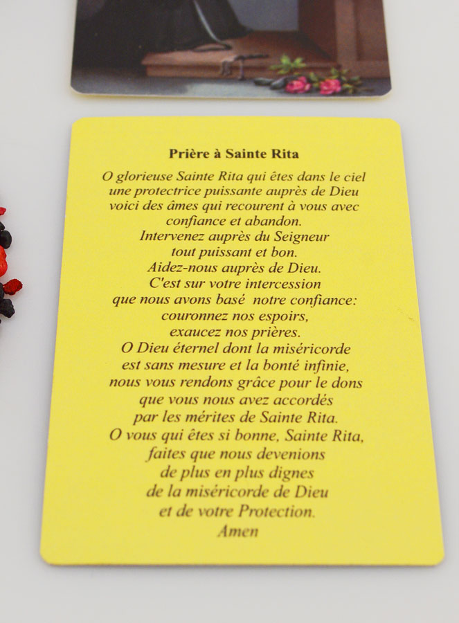 Encens Religieux Sainte Rita + Prière (pic 3)