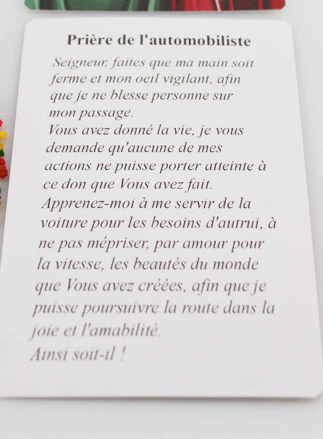 Encens Religieux Saint Christophe + Prière (pic 3)