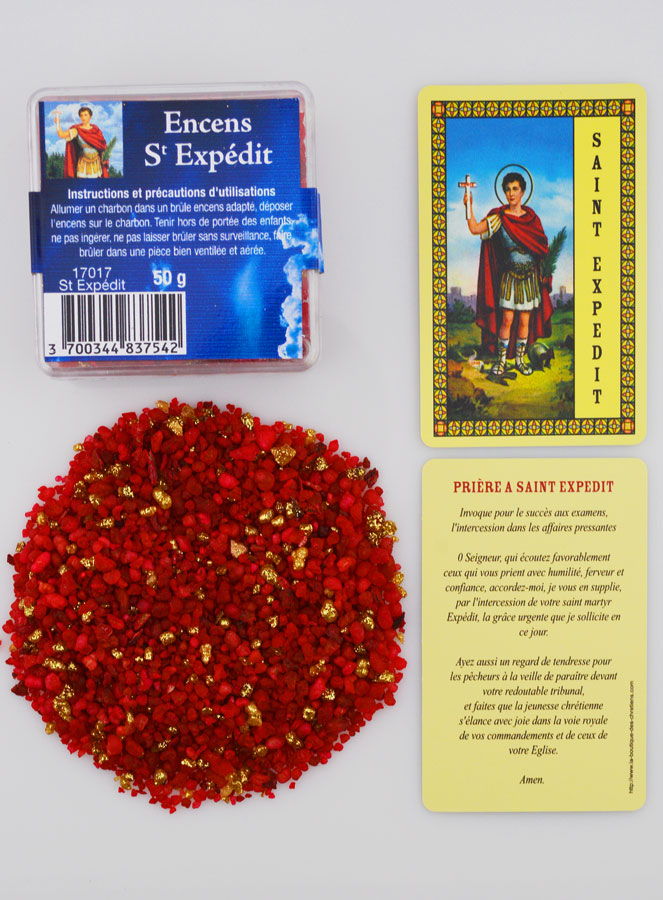 Encens Religieux Saint Expedit + Prière (pic 1)