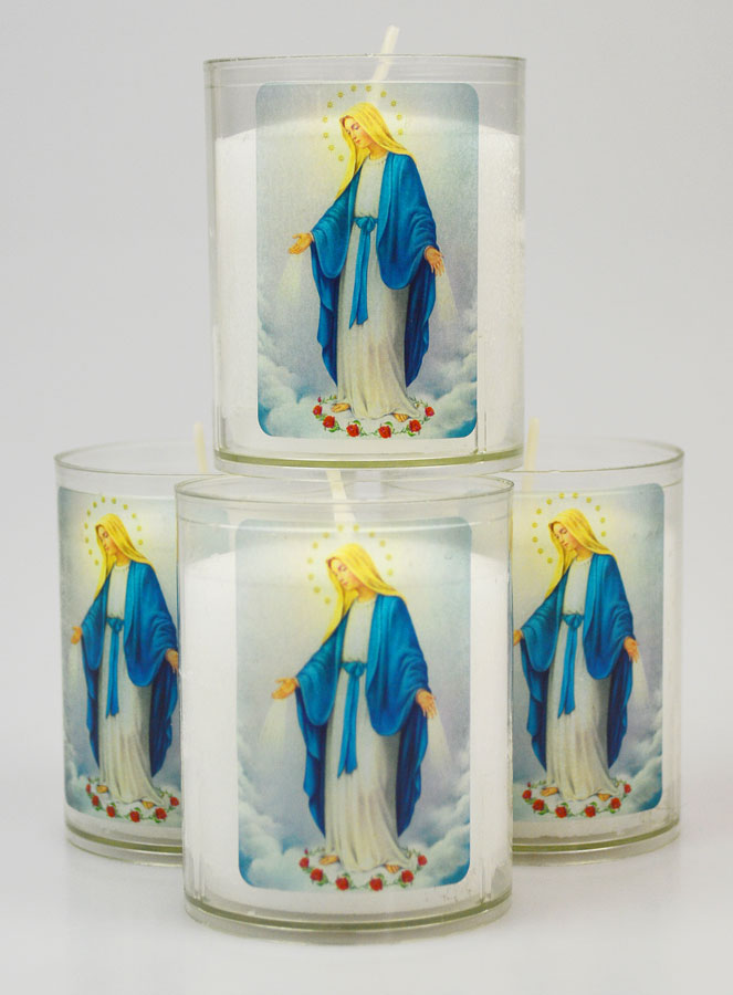 4 Bougies Veilleuse Notre Dame des Miracles (pic 1)