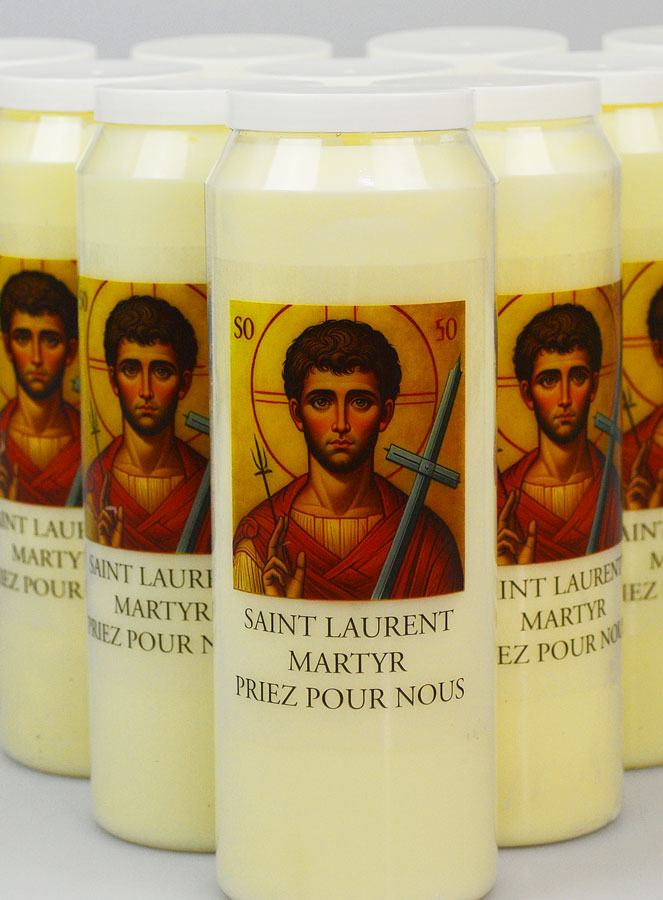 10 Bougies de Neuvaine à Saint Laurent Martyr (pic 3)