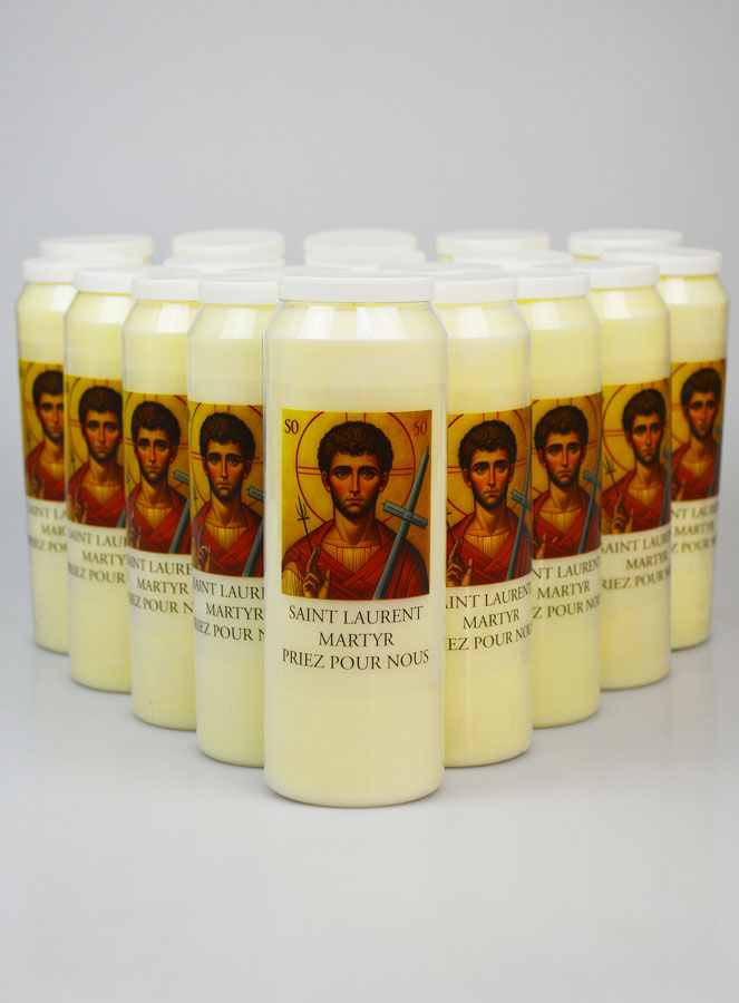 20 Bougies de Neuvaine à Saint Laurent Martyr (pic 1)