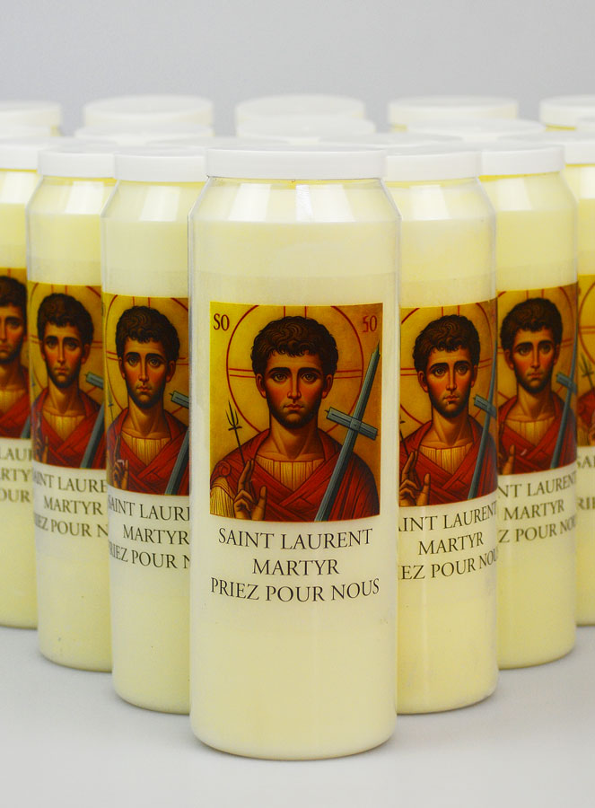 20 Bougies de Neuvaine à Saint Laurent Martyr (pic 3)