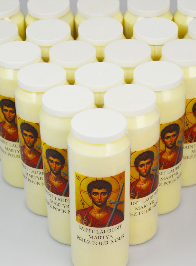 20 Bougies de Neuvaine à Saint Laurent Martyr (pic 4)