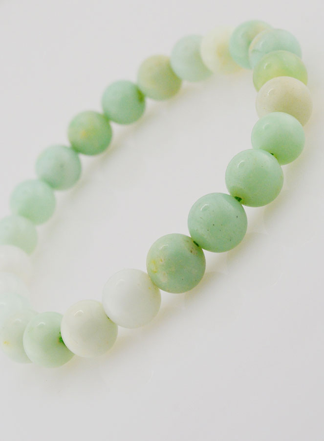 Bracelet en Pierre Naturelle de Chrysoprase 8mm AA+ (pic 4)