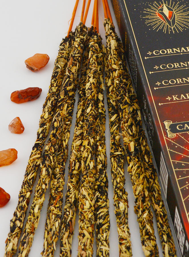 Encens Bâtonnets & Pierres Parfum de Gemmes - Cornaline (pic 4)