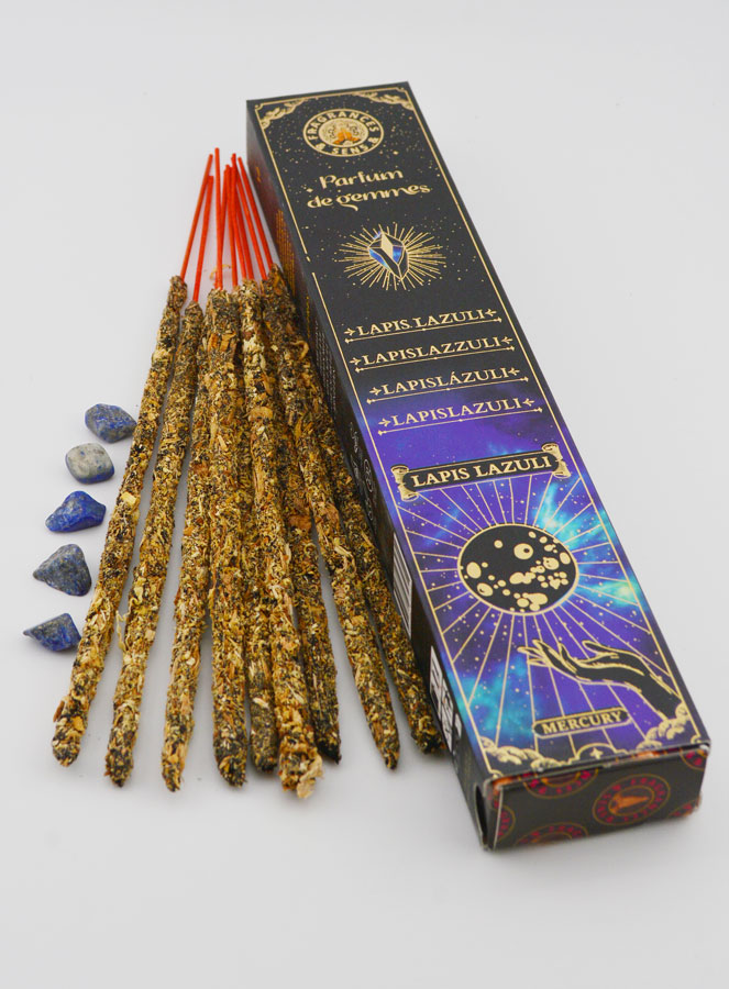 Encens Bâtonnets & Pierres Parfum de Gemmes - Lapis Lazuli (pic 2)