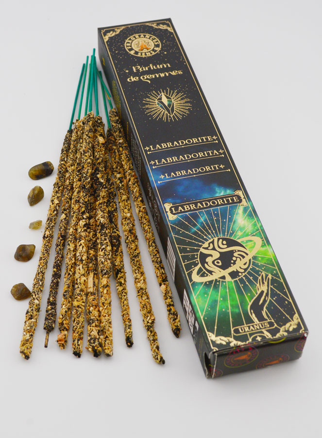 Encens Bâtonnets & Pierres Parfum de Gemmes - Labradorite (pic 2)
