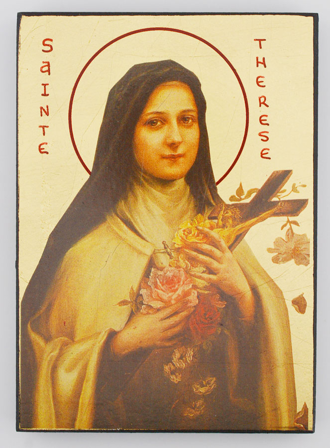 Icône de Sainte Thérèse - 14cm (pic 1)