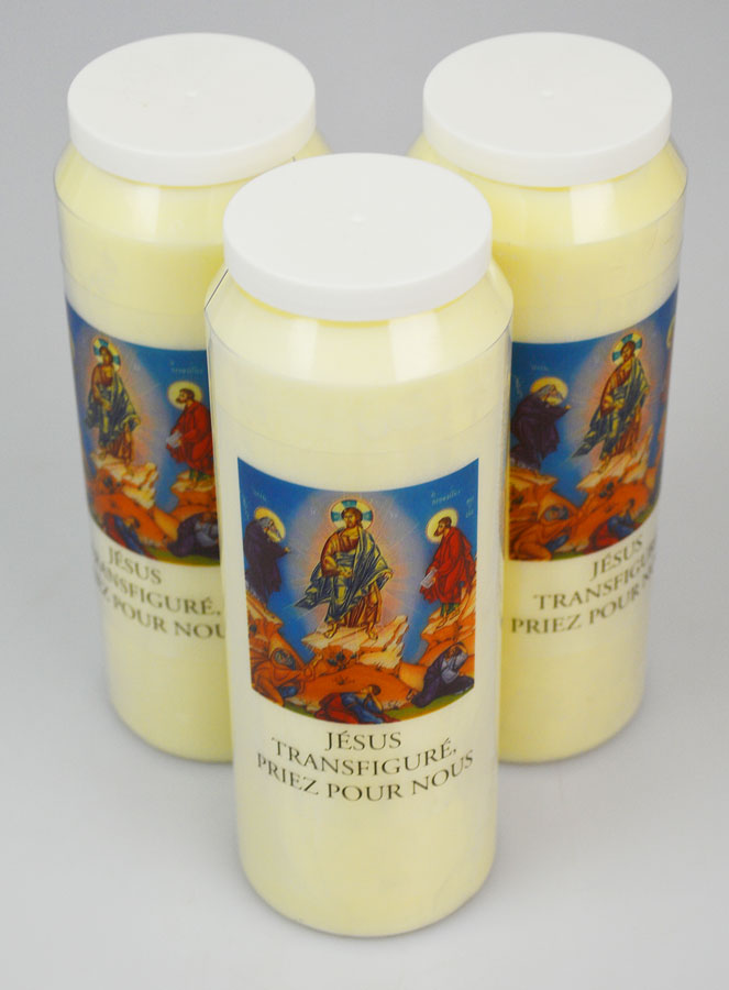 3 Bougies de Neuvaine Jésus Transfiguré (pic 2)