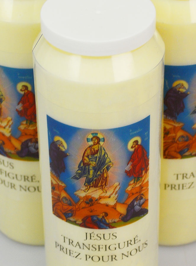 3 Bougies de Neuvaine Jésus Transfiguré (pic 4)