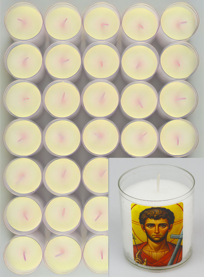 24 Bougies Veilleuse Saint Laurent Martyr (pic 2)