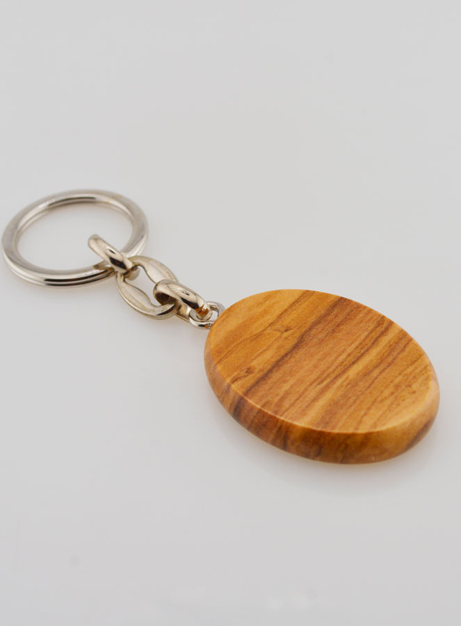 Porte-clés en Bois d'Olivier - Sainte Rita (pic 4)