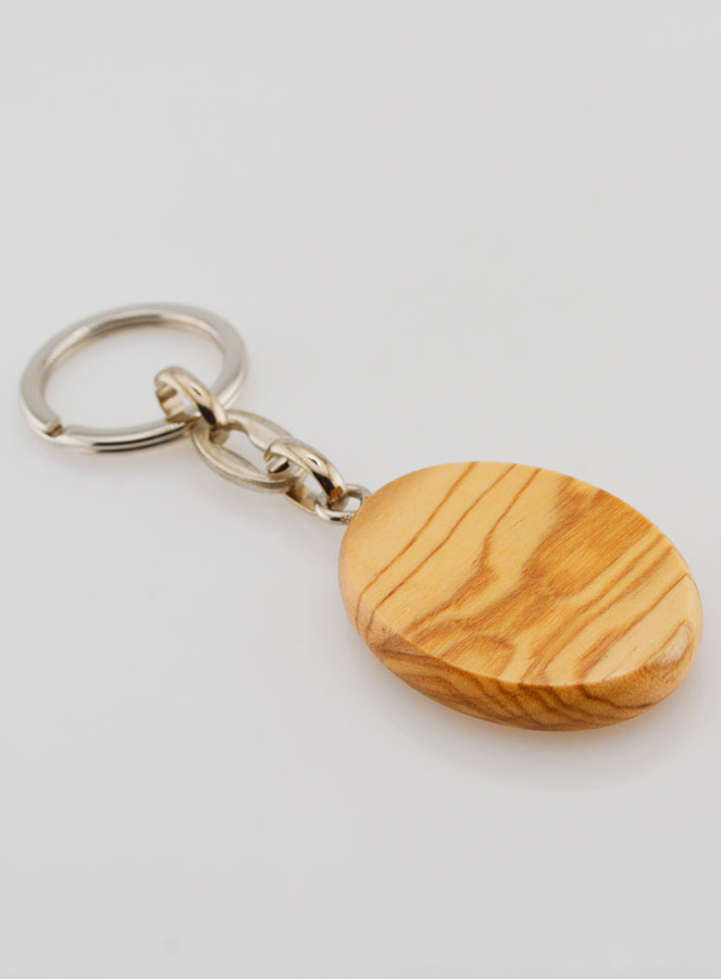 Porte-clés en Bois d'Olivier - Sainte Famille (pic 4)