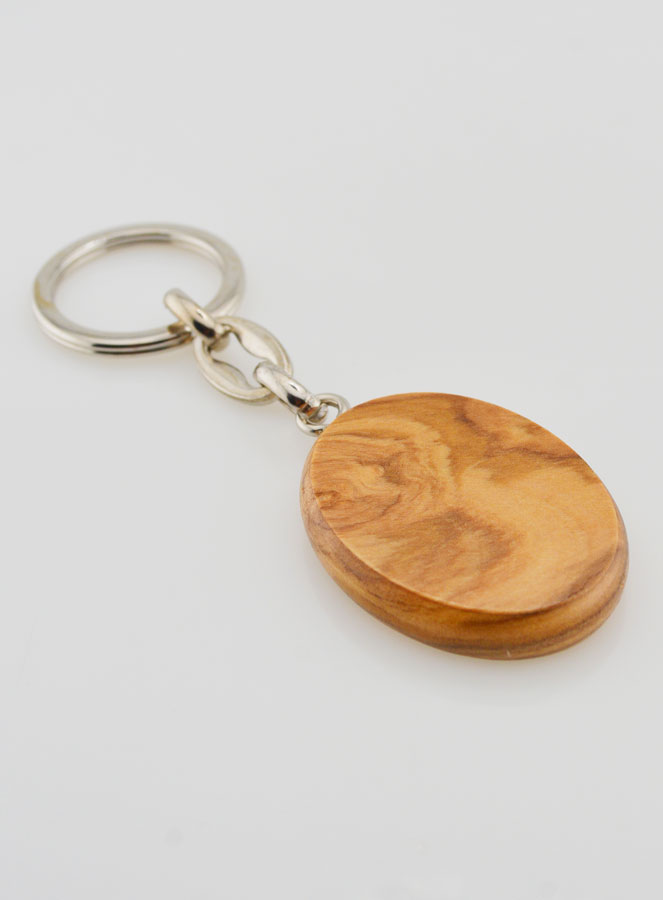 Porte-clés en Bois d'Olivier - Saint Christophe (pic 4)