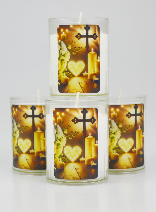 4 Bougies Veilleuses Pour le Deuil (pic 1)