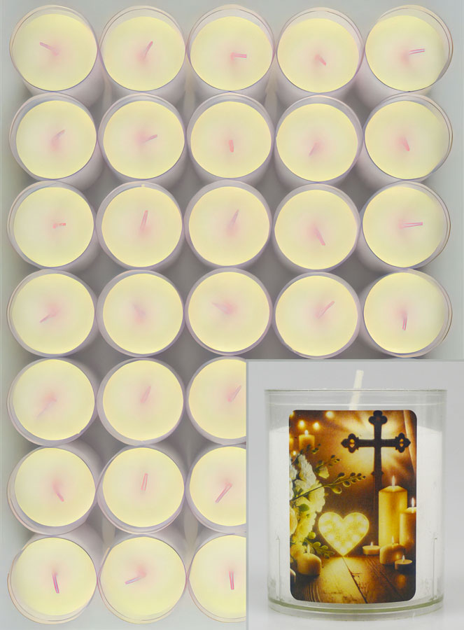 24 Bougies Veilleuses Pour le Deuil (pic 1)