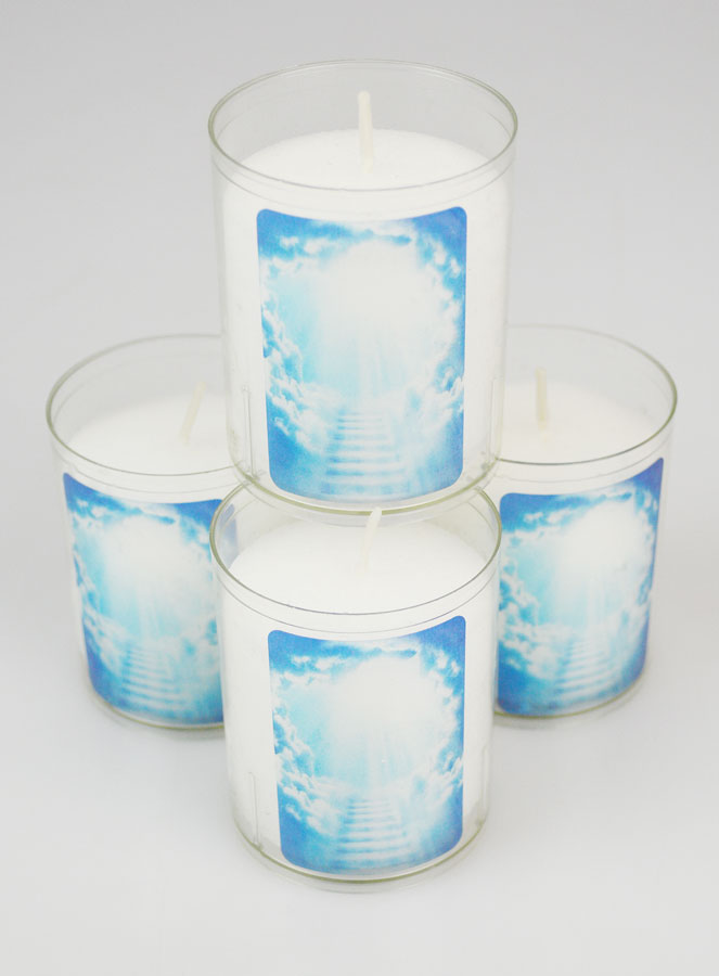 4 Bougies Veilleuses Pour les Âmes de nos Défunts (pic 2)