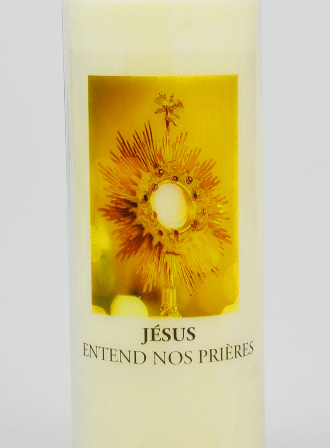 Bougie de Neuvaine Jésus Saint Sacrement (pic 3)