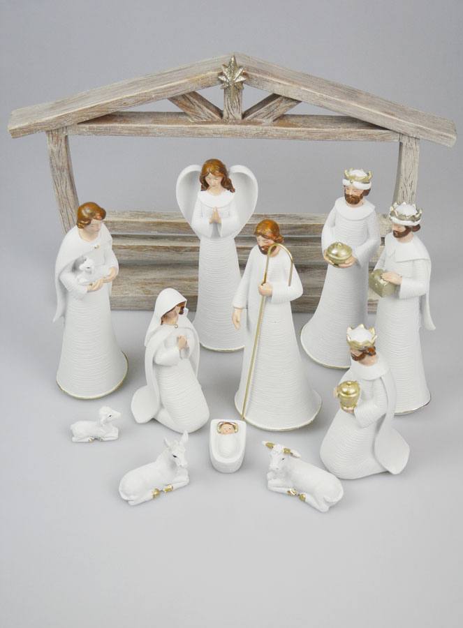 Crèche de Noël Complète 11 Santons - 19cm (pic 2)
