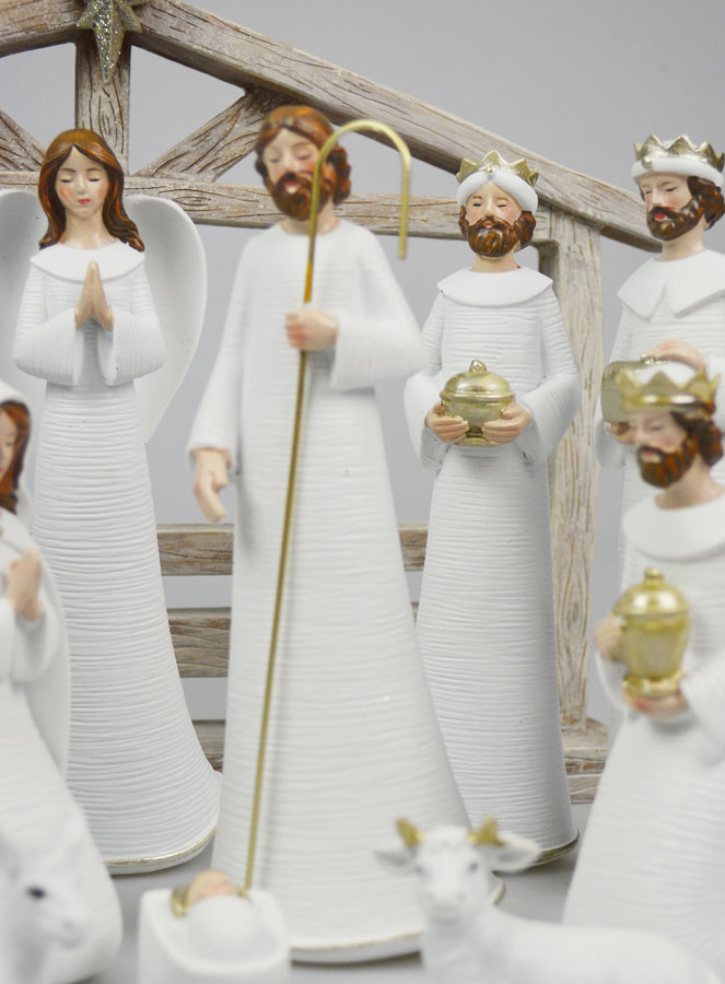 Crèche de Noël Complète 11 Santons - 19cm (pic 4)