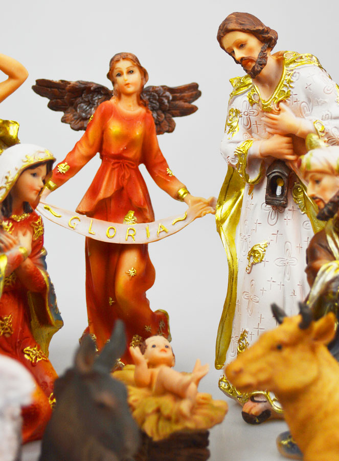 Crèche de Noël Complète 11 Santons - 20cm (pic 3)