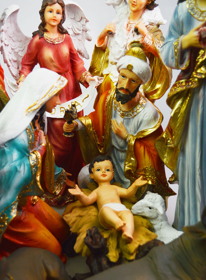 Grande Crèche de Noël Complète 11 Santons - 45cm (pic 3)