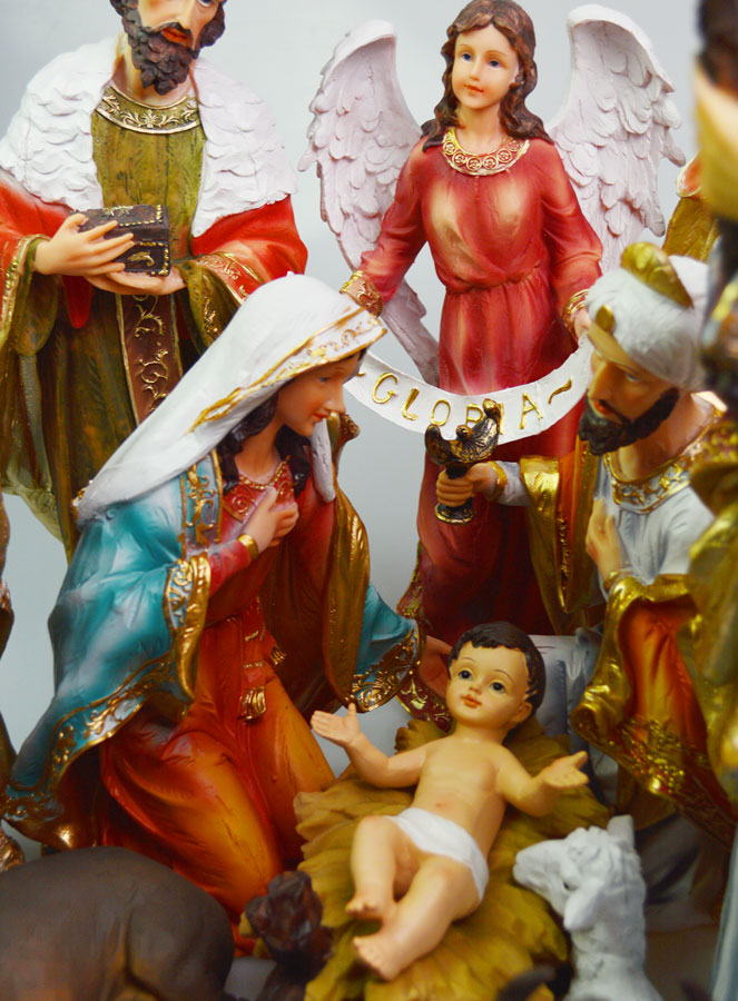 Grande Crèche de Noël Complète 11 Santons - 45cm (pic 4)