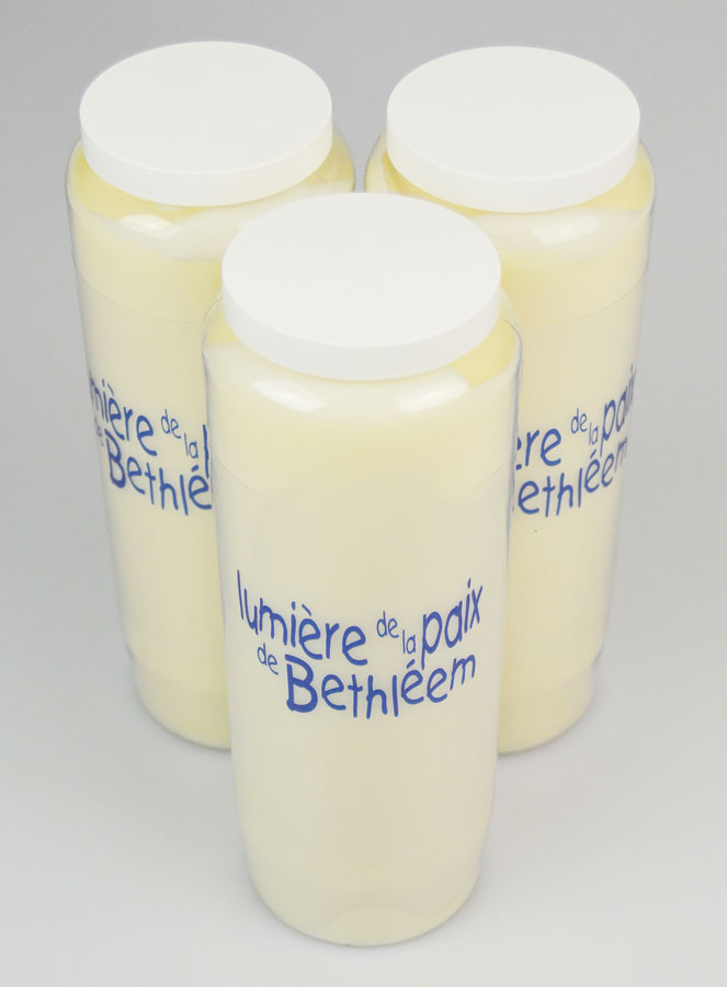 3 Bougies de Neuvaine Lumière de la Paix de Bethléem (pic 2)