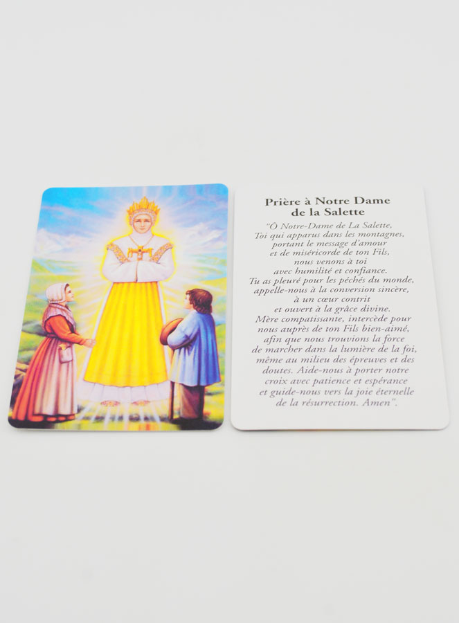 Carte de Prière à Notre Dame de la Salette (pic 4)