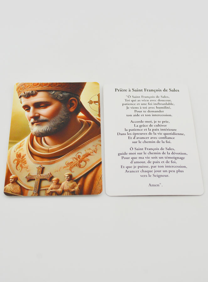 Carte de Prière à Saint François de Sales (pic 4)