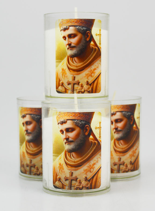 Lot de 4 Bougies Veilleuses Saint François de Sales (pic 1)