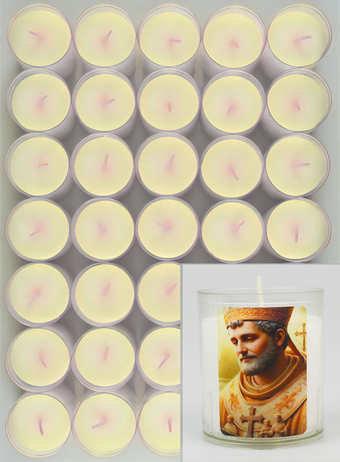Lot de 10 Bougies Veilleuses Saint François de Sales (pic 1)
